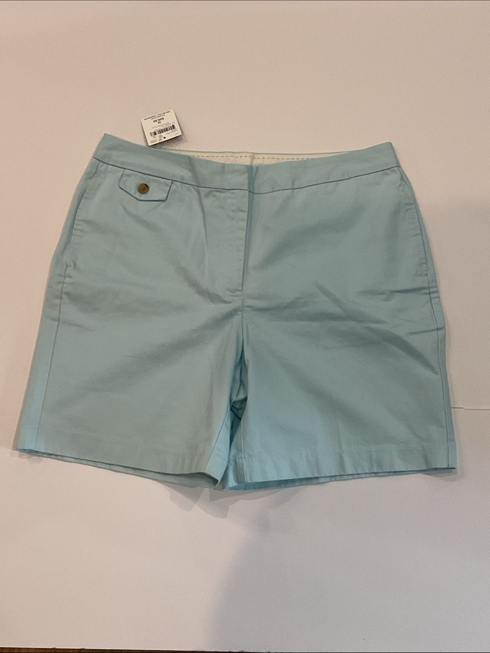 New Lands' End Light Blue Women's Shorts